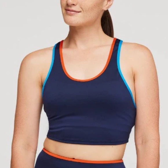 NWT Cotopaxi Mari Crop Top Women’s Small | Maritime Blue | Bra Activewear - Picture 4 of 13